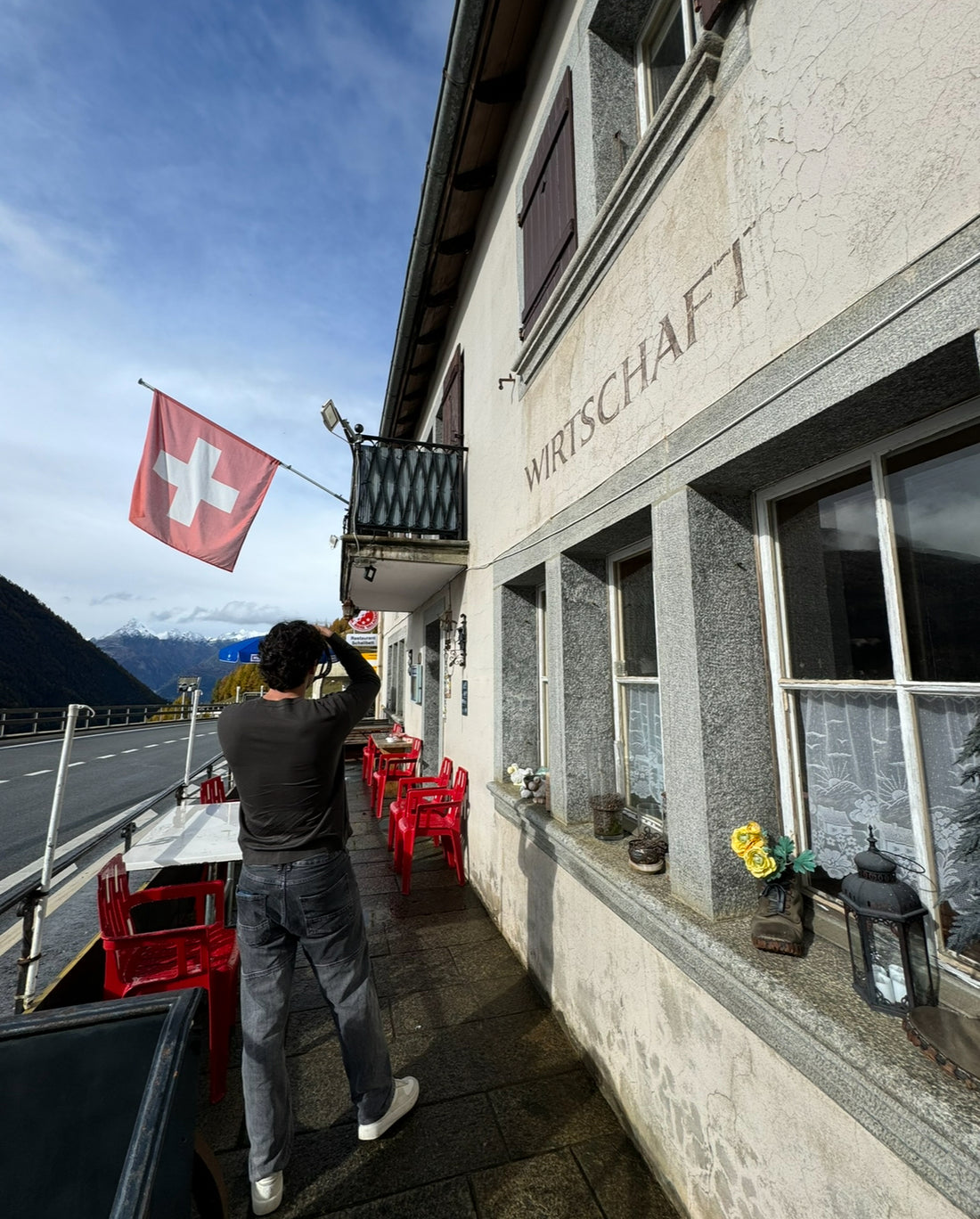 Day 53: Friends from Home, The Alps, Train, Waterfalls, & Italy
